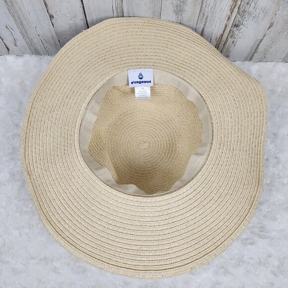 O'rageous Mermaid Floppy Sunhat Natural Size OS - Picture 6 of 10